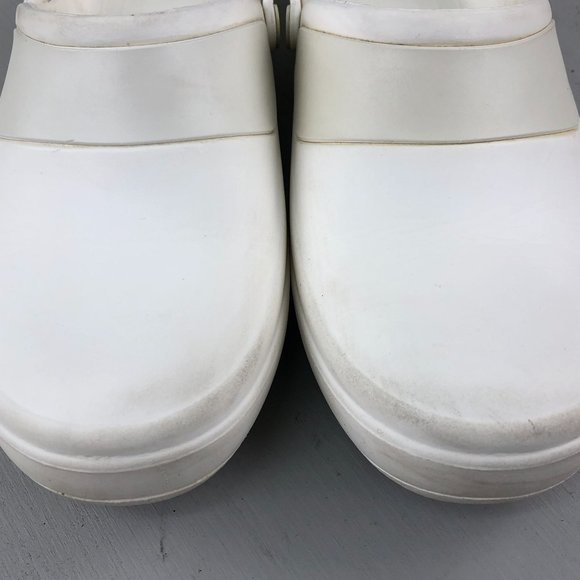 CROCS Women 9 White Mercy Convertible Slingback Professional Comfort Clogs - Picture 7 of 12